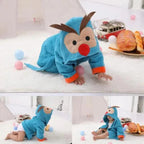 Baby Cute Mini Cartoon Bathrobes Soft Comfortable Bathrobe Warm Bath Towel For Babies Infants Beach Indoor Towel Durable Blankets Stevvex