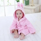 Baby Cute Mini Cartoon Bathrobes Soft Comfortable Bathrobe Warm Bath Towel For Babies Infants Beach Indoor Towel Durable Blankets Stevvex