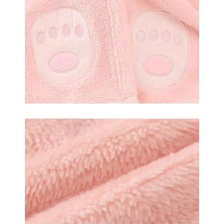 Baby Cute Princess Pink Cartoon Soft Bath Towels For Babies Unique Design Baby Hooded Bathrobe Towels For Infant And Toddler Stevvex
