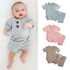 Baby Girl Ruffled Solid Color Sleeveless Backless Romper Jumpsuit Comfy Outfit Excellent Gift For Your Baby Girl