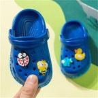 Baby Hole Shoes Summer New Children Nice Non-Slip Soft Floor Boys Girls Beach Sandals Clogs for Boys and Girls Non-Slip Breathable Kids Clogs Garden High Elasticity Kids Sandals Indoor Outdoor Waterproof Beach Sandals Stevvex