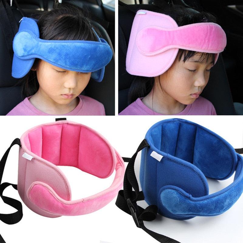 Baby Kids Adjustable Safety Car Seat pillow Head Support Fixed Soft Sleeping Pillows Neck Protection Headrest Sleep Positioners Child Head Support for Car Seats Safe Comfortable Head & Neck Pillow Support Solution for Front Facing Car Seats Stevvex