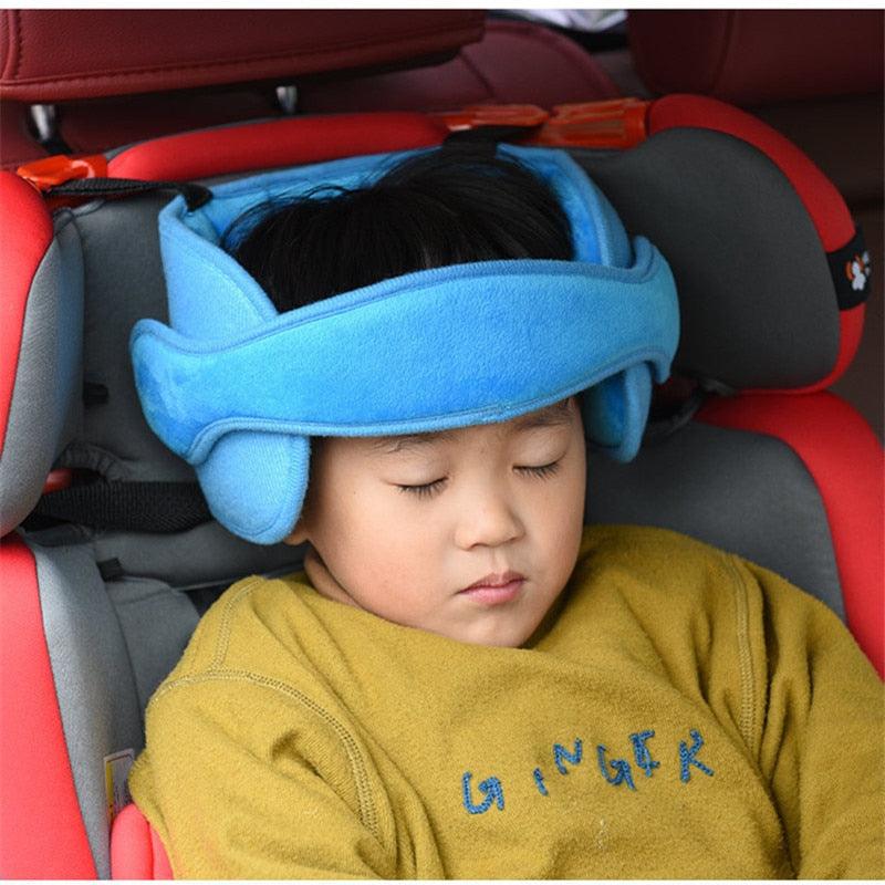 Baby Kids Adjustable Safety Car Seat pillow Head Support Fixed Soft Sleeping Pillows Neck Protection Headrest Sleep Positioners Child Head Support for Car Seats Safe Comfortable Head & Neck Pillow Support Solution for Front Facing Car Seats Stevvex