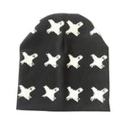 Baby Knit Cotton Cartoon Printed Baby Caps For Boys And Girls For Autumn And Winter Soft And Warm Cap