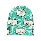 Baby Knit Cotton Cartoon Printed Baby Caps For Boys And Girls For Autumn And Winter Soft And Warm Cap