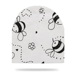 Baby Knit Cotton Cartoon Printed Baby Caps For Boys And Girls For Autumn And Winter Soft And Warm Cap