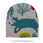 Baby Knit Cotton Cartoon Printed Baby Caps For Boys And Girls For Autumn And Winter Soft And Warm Cap