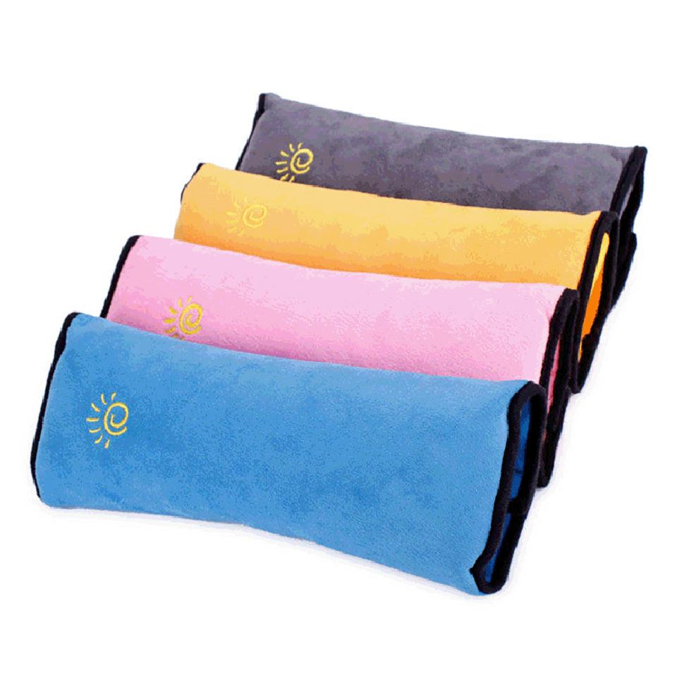 Baby Pillow Car Safety Belt & Seat Sleep Positioner Seat Belt Cover for Kids Toddler Travel Seatbelt Pillow for Booster Seat in Car Baby Car Seat Head Neck Shoulder Support Protect Shoulder Pad Adjust Vehicle Seat Cushion for Childs Kids Playpens Stevvex