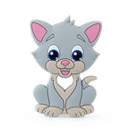 Baby Silicone Teethers BPA Free Teething Toy Animals Koala Bear Dog Teether Silicone Beads