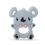Baby Silicone Teethers BPA Free Teething Toy Animals Koala Bear Dog Teether Silicone Beads