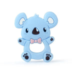 Baby Silicone Teethers BPA Free Teething Toy Animals Koala Bear Dog Teether Silicone Beads