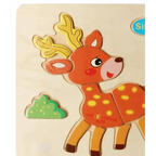 Baby Wooden Puzzle Toys for Toddlers Developing Educational Kids Toys For Children Game Cartoon Animal Gift 3 Years - SJB-DIAMOND ELITES