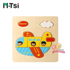 Baby Wooden Puzzle Toys for Toddlers Developing Educational Kids Toys For Children Game Cartoon Animal Gift 3 Years - SJB-DIAMOND ELITES