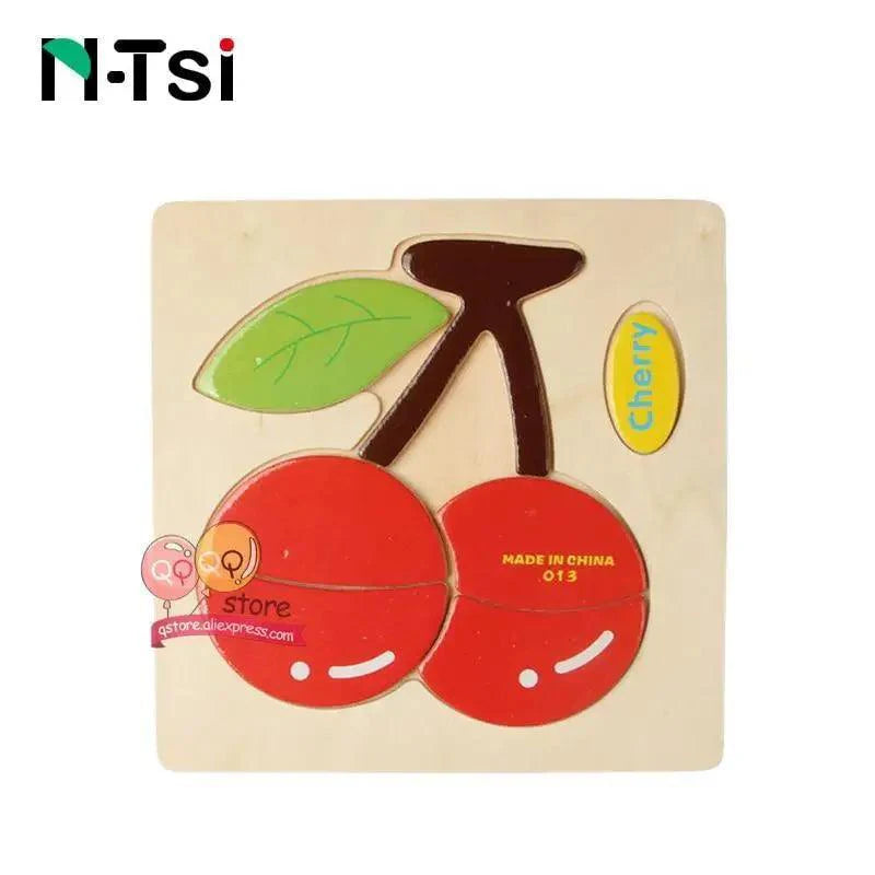 Baby Wooden Puzzle Toys for Toddlers Developing Educational Kids Toys For Children Game Cartoon Animal Gift 3 Years - SJB-DIAMOND ELITES