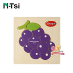 Baby Wooden Puzzle Toys for Toddlers Developing Educational Kids Toys For Children Game Cartoon Animal Gift 3 Years - SJB-DIAMOND ELITES