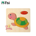 Baby Wooden Puzzle Toys for Toddlers Developing Educational Kids Toys For Children Game Cartoon Animal Gift 3 Years - SJB-DIAMOND ELITES