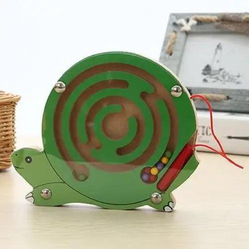 Baby Wooden Toy for Children Magnetic Maze Balance Board Wood game , Maze Puzzle baby Toys  0-12Months - SJB-DIAMOND ELITES