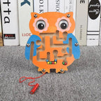Baby Wooden Toy for Children Magnetic Maze Balance Board Wood game , Maze Puzzle baby Toys  0-12Months - SJB-DIAMOND ELITES