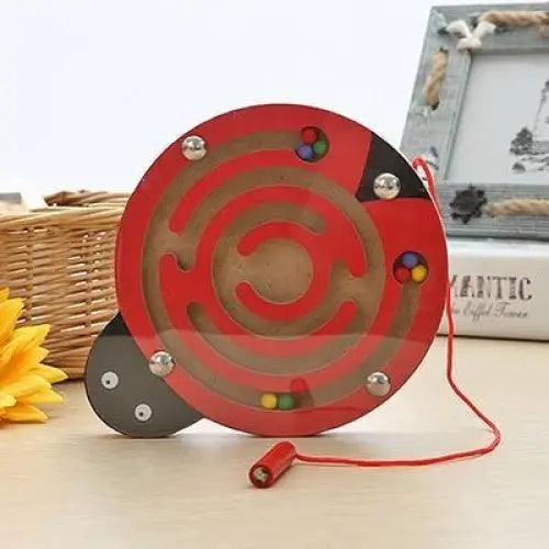 Baby Wooden Toy for Children Magnetic Maze Balance Board Wood game , Maze Puzzle baby Toys  0-12Months - SJB-DIAMOND ELITES