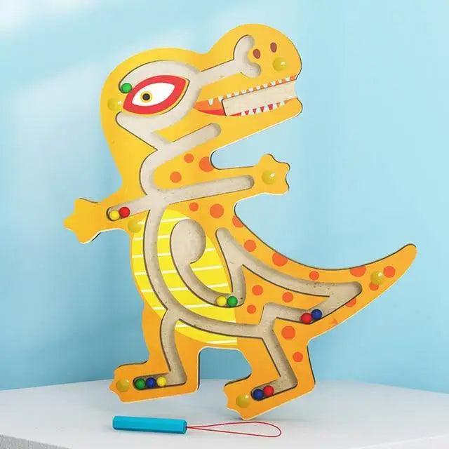 Baby Wooden Toy for Children Magnetic Maze Balance Board Wood game , Maze Puzzle baby Toys  0-12Months - SJB-DIAMOND ELITES