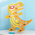 Baby Wooden Toy for Children Magnetic Maze Balance Board Wood game , Maze Puzzle baby Toys  0-12Months - SJB-DIAMOND ELITES