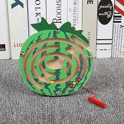 Baby Wooden Toy for Children Magnetic Maze Balance Board Wood game , Maze Puzzle baby Toys  0-12Months - SJB-DIAMOND ELITES