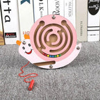 Baby Wooden Toy for Children Magnetic Maze Balance Board Wood game , Maze Puzzle baby Toys  0-12Months - SJB-DIAMOND ELITES