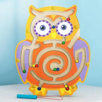 Baby Wooden Toy for Children Magnetic Maze Balance Board Wood game , Maze Puzzle baby Toys  0-12Months - SJB-DIAMOND ELITES