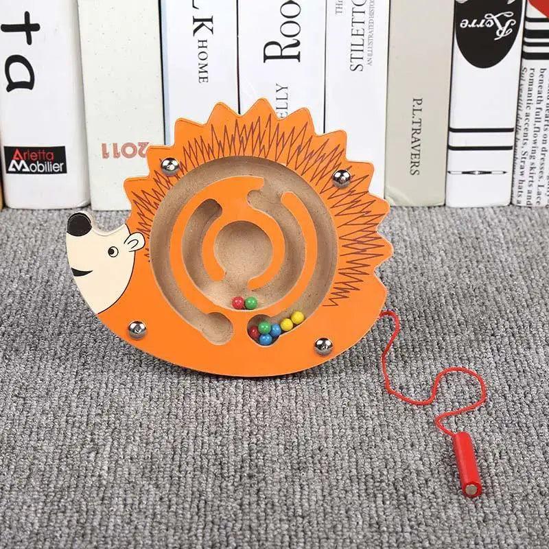 Baby Wooden Toy for Children Magnetic Maze Balance Board Wood game , Maze Puzzle baby Toys  0-12Months - SJB-DIAMOND ELITES