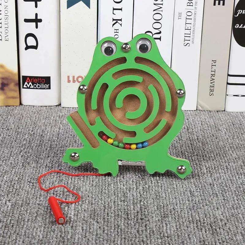 Baby Wooden Toy for Children Magnetic Maze Balance Board Wood game , Maze Puzzle baby Toys  0-12Months - SJB-DIAMOND ELITES