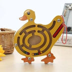 Baby Wooden Toy for Children Magnetic Maze Balance Board Wood game , Maze Puzzle baby Toys  0-12Months - SJB-DIAMOND ELITES