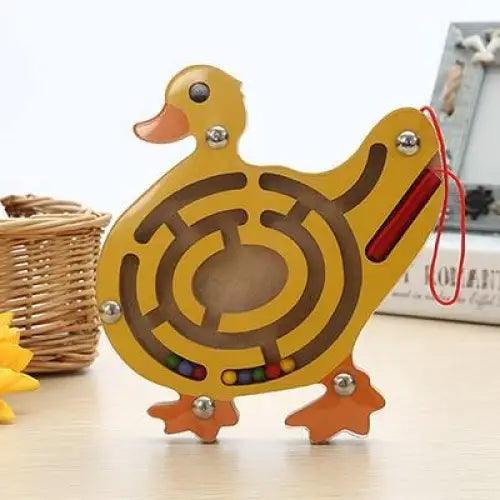 Baby Wooden Toy for Children Magnetic Maze Balance Board Wood game , Maze Puzzle baby Toys  0-12Months - SJB-DIAMOND ELITES