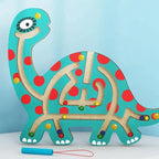 Baby Wooden Toy for Children Magnetic Maze Balance Board Wood game , Maze Puzzle baby Toys  0-12Months - SJB-DIAMOND ELITES