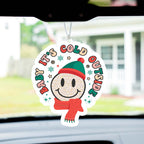 Holiday Hanging Air Freshener Car Home Closet Scented Ornament Baby Its Cold Freshie Winter BandsCo Straps