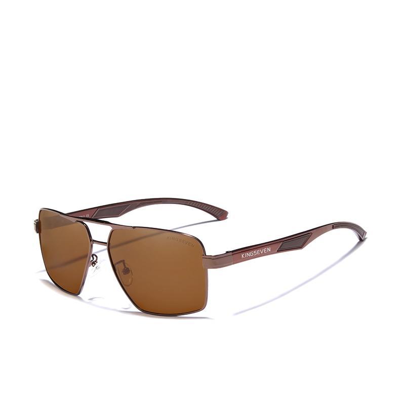 Luxury High Quality Modern  Aluminum Men's Sunglasses Polarized Lens Brand Design Temples Sun glasses  Mirror Glasses Oculos de sol With UV400 Protection - SJB-DIAMOND ELITES