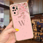 Back Shockproof Armor A-Z Letter Case For Xiaomi Redmi Note 10 Case Redmi Note 11S New 26 Letters Soft Slim Plating Phone Case For Xiaomi Redmi Note 10 Pro Max Bumper Stevvex