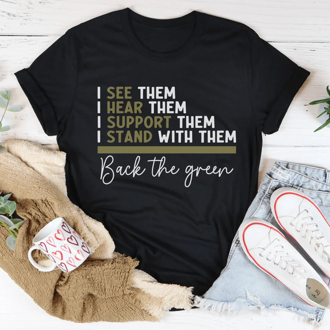 Back The Green Tee