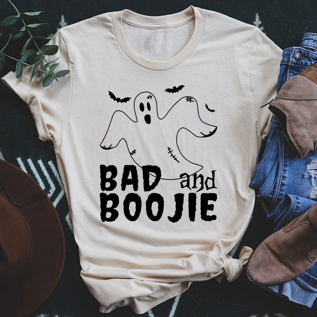 Bad And Boojie Tee Peachy Sunday