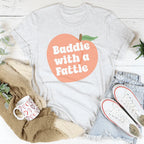 Baddie With A Fattie Tee Peachy Sunday