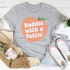 Baddie With A Fattie Tee Peachy Sunday