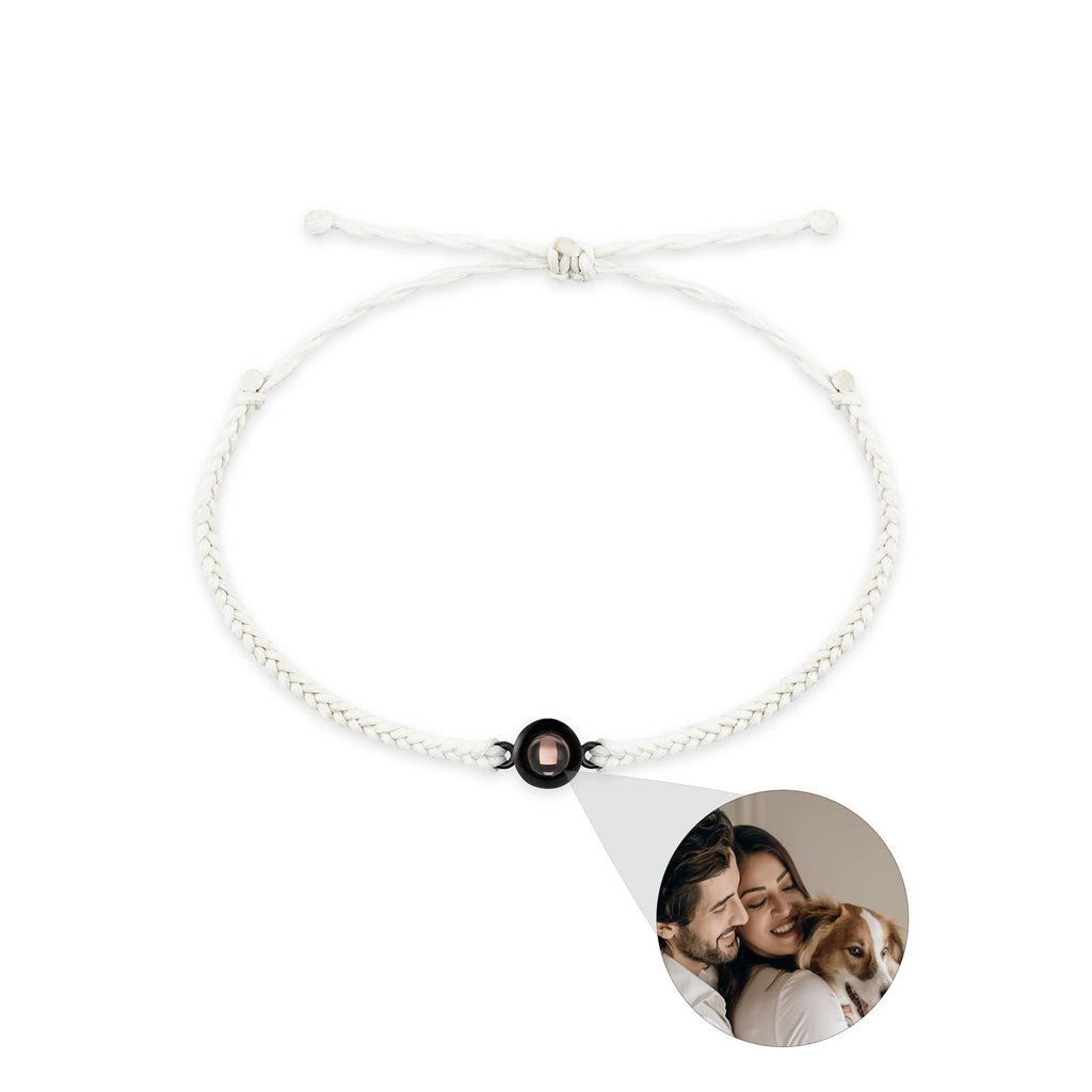 Creative Customized Color Photo Projection Bracelet Hand Woven Lovers Personality Jewelry For Men And Women Valentine's Day Gift Pi-Mart