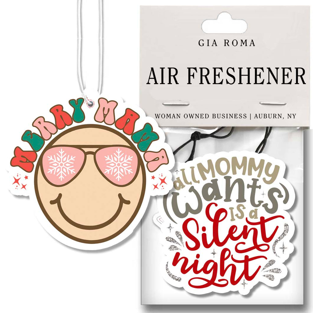 Christmas Hanging Air Freshener Balls Scented Car Home Holiday Ornaments BandsCo Straps