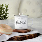 16oz Reusable Metal Candle Mug Scented Soy Candle Gift BandsCo Straps
