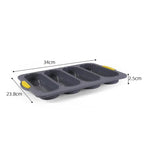 Baking Mold Food Grade 4 Grids Baguettes Silicone Mould Tray Anti-scalding Non-stick Bread Cake Molds Kitchen Tool Accessories Mold For Bread Baking  Loaves Bake Mold Loaf Muffin Pan Kitchen Baking Tools Stevvex