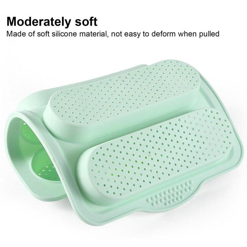 Baking Mold Food Grade 4 Grids Baguettes Silicone Mould Tray Anti-scalding Non-stick Bread Cake Molds Kitchen Tool Accessories Mold For Bread Baking  Loaves Bake Mold Loaf Muffin Pan Kitchen Baking Tools Stevvex