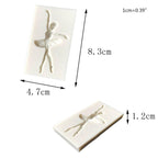 Ballet Girl Dancer Silicone Mold Fondant Chocolate Cake Stencil Decorating Tool Ballet Girl Silicone Mold For Ballerina Dance Lovers Fondant Candy Making Chocolate Molds Lollipop Desserts Ice Cube Gum Clay Soap Biscuit Cupcake Topper Cake Stevvex