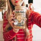 Balls Deep 17oz Christmas Mug Funny Holiday Cup With Ornament Design Humorous Seasonal Drinkware BandsCo Straps