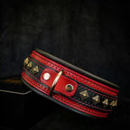 The "Balteus" red collar - SJB-DIAMOND ELITES