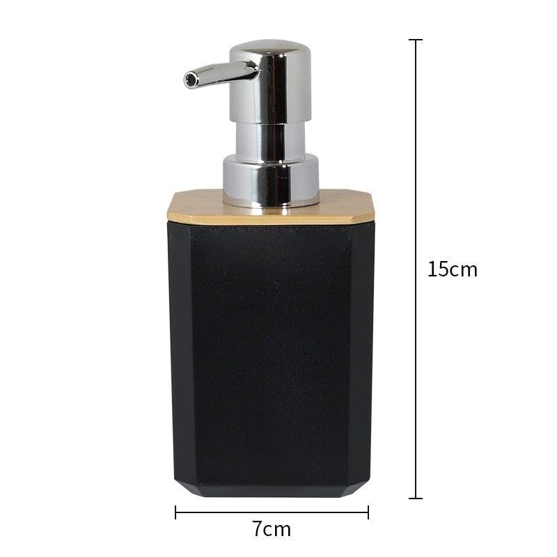 Bamboo Bathroom Accessories Set Plastic Bathroom Kit Soap Dispenser Toothbrush Cup Soap Dish Toilet Brush Holder Trash Can Bathroom Accessories Toothbrush Holder Toothbrush Cup Soap Dispenser Soap Dish Toilet Brush Holder Trash Can For Home Apartment Stevvex