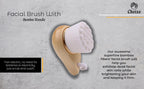 Bamboo Facial Exfoliating Brush Soft Superfine Fibers Pore Cleansing Brighten BandsCo Straps